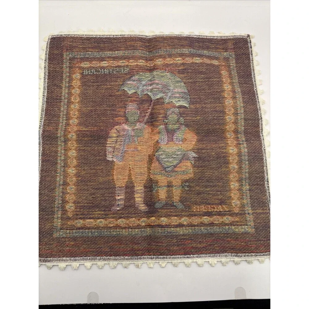 Croatian Needlepoint Wall Hanging Tapestry Zagreb  Sestincani